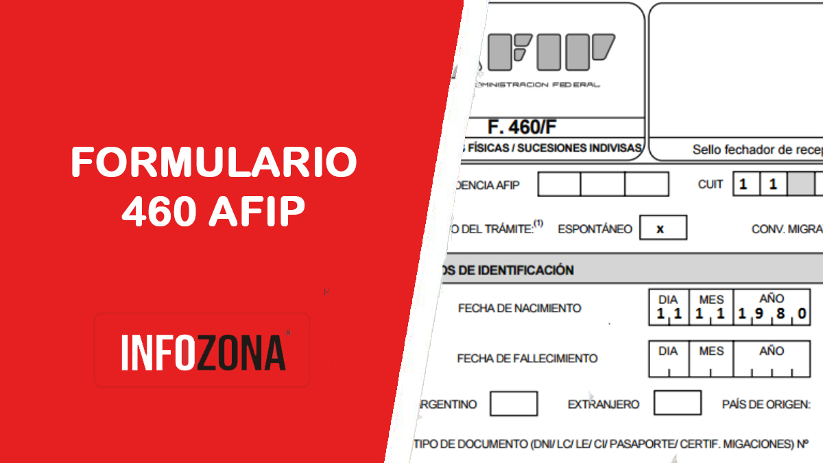 Formulario 460 AFIP