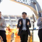 Kicillof visita Monte y entrega patrulleros, una ambulancia e inaugura un centro de salud