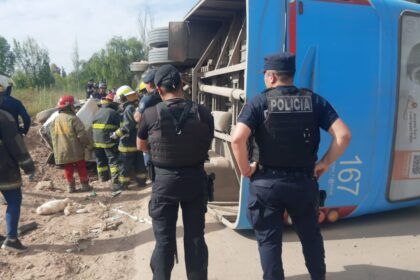 Accidente micro Mendoza