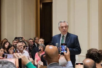 Alberto Fernández, despedida de la Casa Rosada
