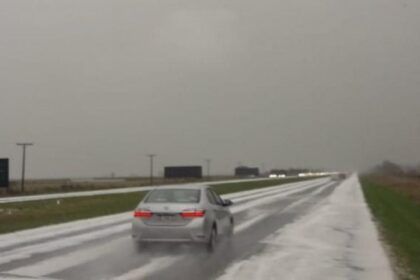 granizo-ruta