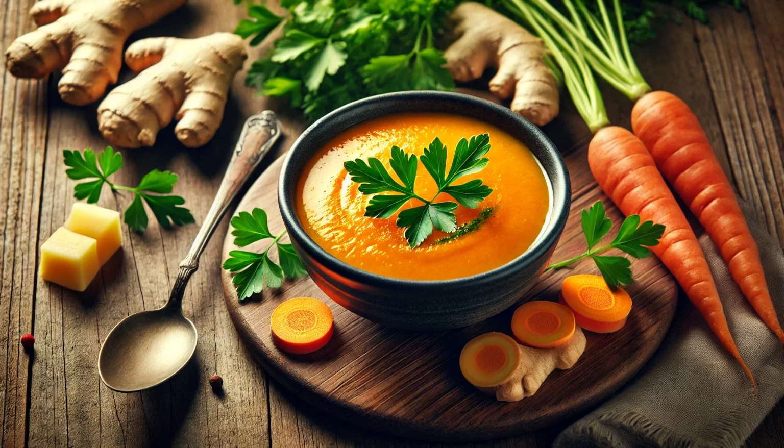 jengibre zanahoria sopa beneficios receta