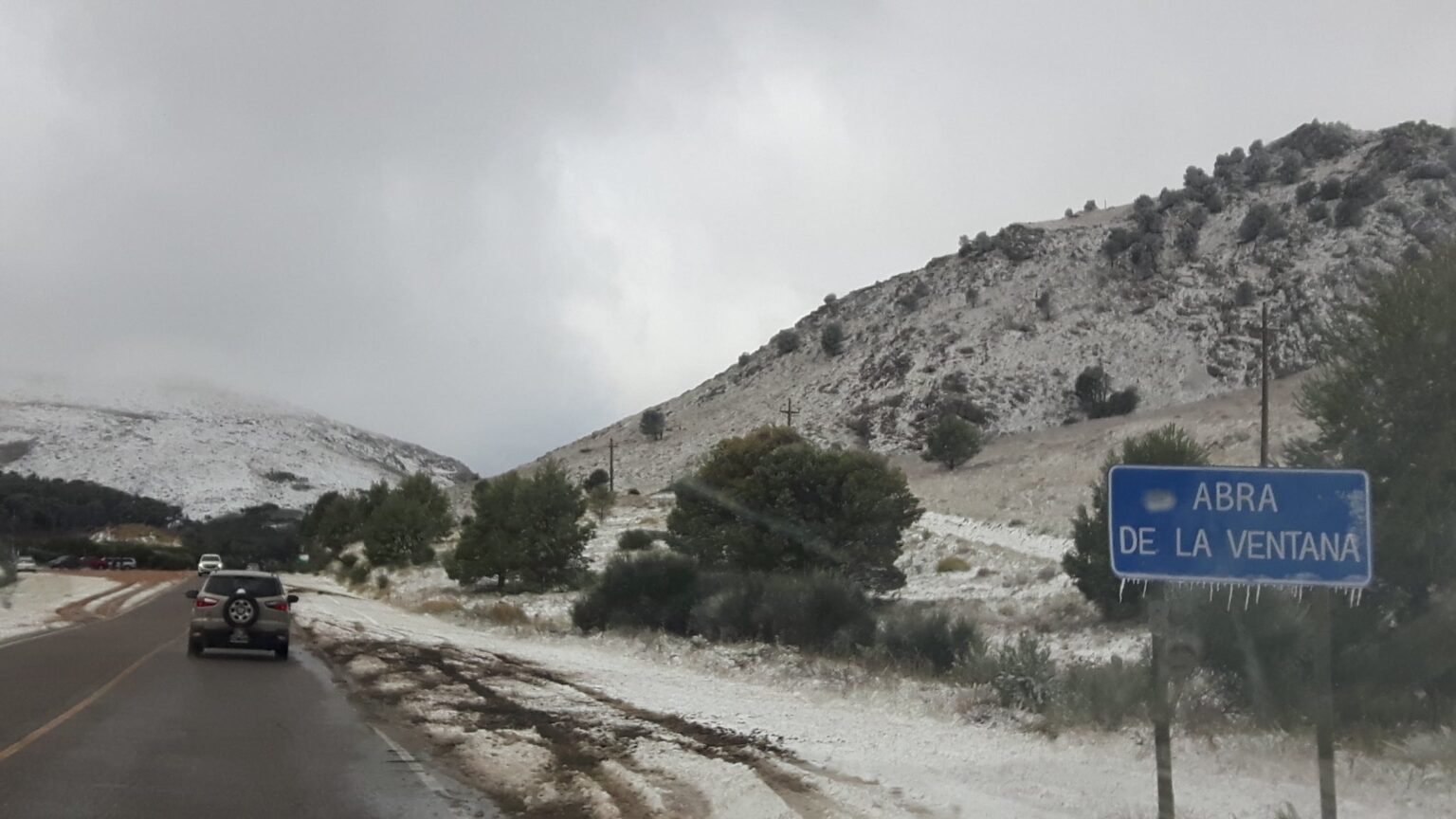 sierra de la ventana nieve