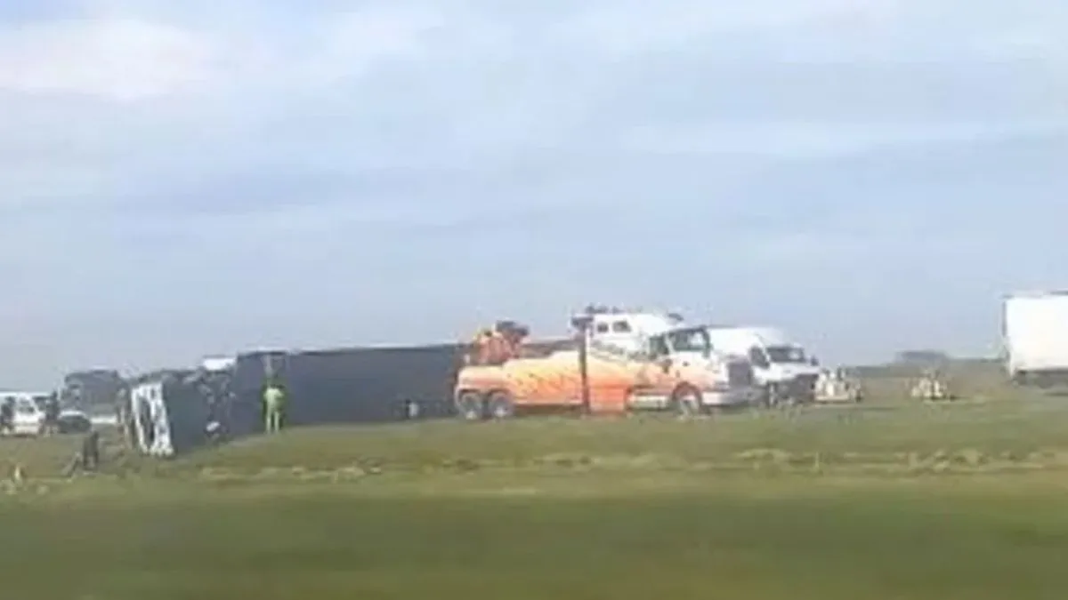 vuelco fatal un camion ruta 2 un muerto