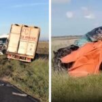 Martes 13 trágico: murió un médico tras chocar con un camión en Ruta 29