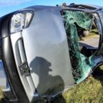Tremendo vuelco en Ruta 11: una mujer en grave estado y un menor herido