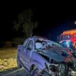 Tragedia en Ruta 30: una mujer falleció en un choque frontal