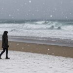 ¡Histórico! Nevó en el sur de Mar del Plata y Miramar este domingo