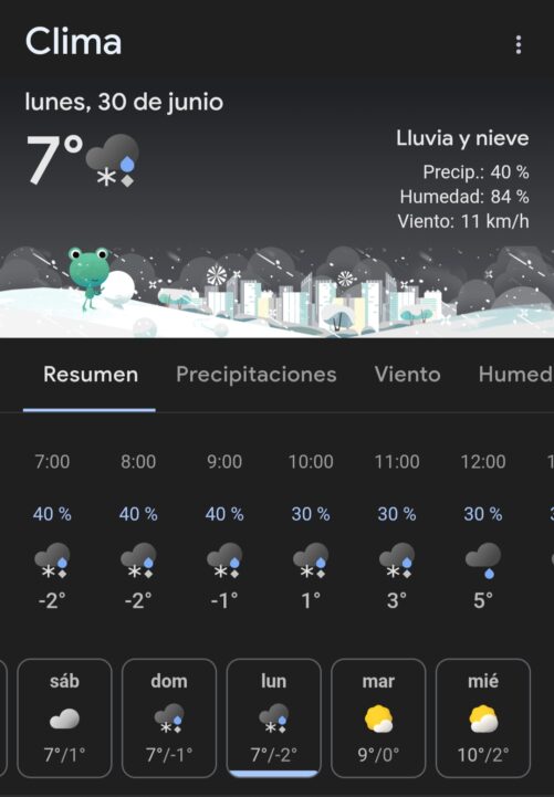 Nieve tandil 2025