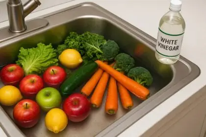 Vinagre blanco verduras