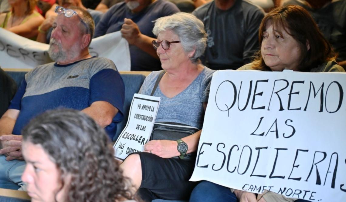Habitantes de Camet Norte piden acción urgente ante la erosión costera y el riesgo de tragedia