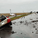 Tragedia en la Ruta 3: un choque fatal reaviva el reclamo por la autovía en Las Flores