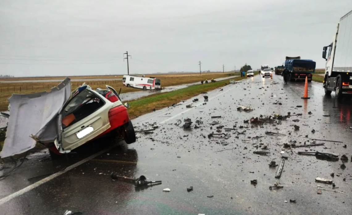 Tragedia en la Ruta 3: un choque fatal reaviva el reclamo por la autovía en Las Flores