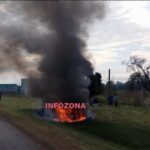 Tragedia en Ruta 2:  Un auto se incendió y murieron calcinados sus ocupantes cerca de Lezama