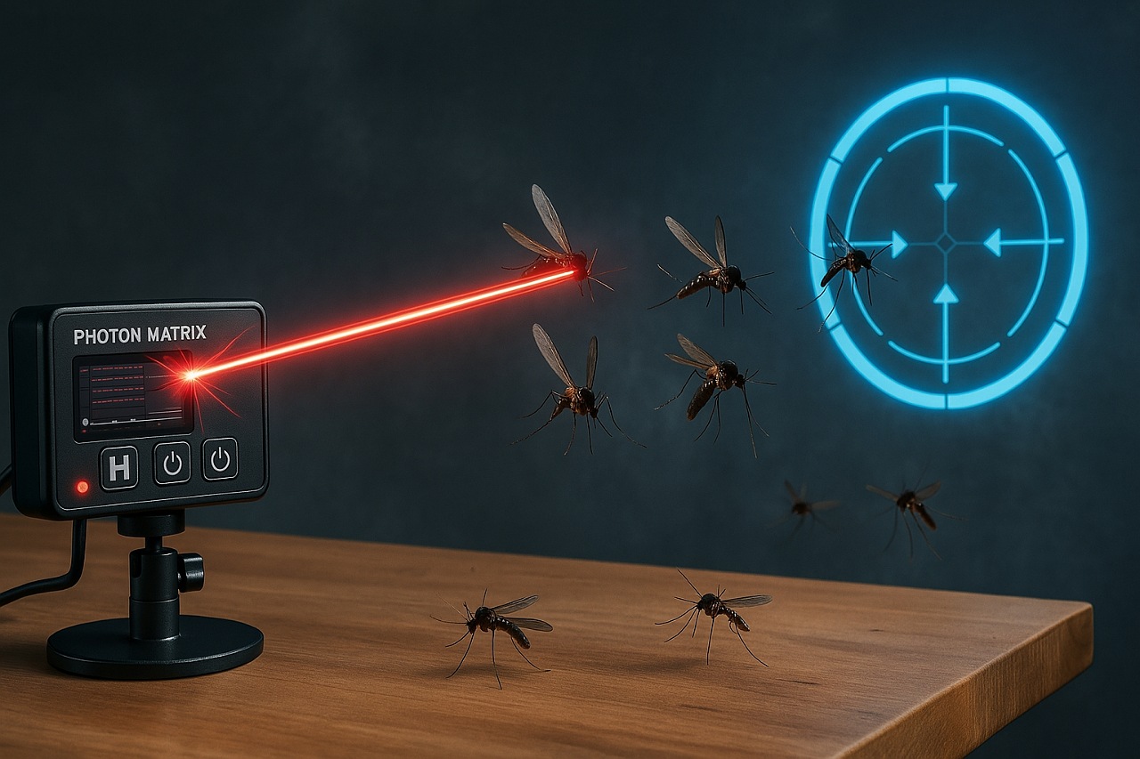 Photon matix laser mosquitos