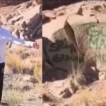 Son bonaerenses los turistas que vandalizaron el paisaje mendocino y enfrentan multas millonarias