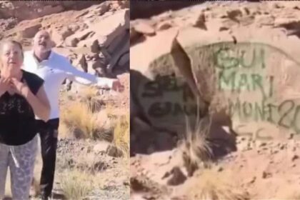TURISTAS VANDALIZARON
