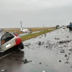Accidente fatal en Ruta 3: Murió el conductor de un auto tras chocar con un motorhome