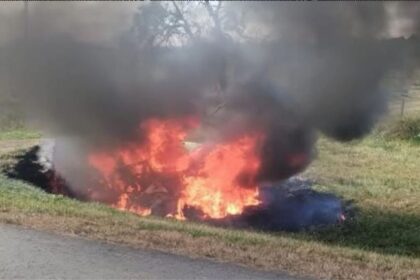 incendio auto lezama 1