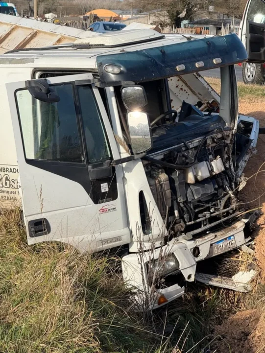 vuelco camion lezama