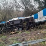 Accidente en Ruta 29: Despiste y vuelco de un camión
