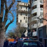 Tragedia: Cuatro obreros mueren al caer un montacargas desde un noveno piso