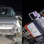 Chocó un camión con ganado, una joven bajó a ayudar y fue embestida por un toro