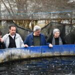 Chascomús: presentan nuevas autoridades en la histórica Estación Hidrobiológica y entregan un millón de alevinos
