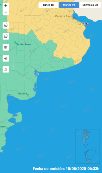 mapa alertas