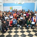 Mantegazza entregó kits de infraestructura a clubes de San Vicente para mejorar sus instalaciones