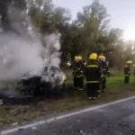 Trágico accidente en ruta 51: Una madre y su hijo murieron calcinados
