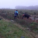 Milagro en la Ruta 11: dos jóvenes ilesos tras impresionante vuelco en Mar del Tuyú