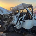 Tremendo accidente en Ruta 29: Impresionante choque entre camión y auto en General Belgrano