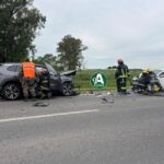 Tragedia en la Ruta 3: un muerto y dos heridos tras un violento choque frontal en Monte