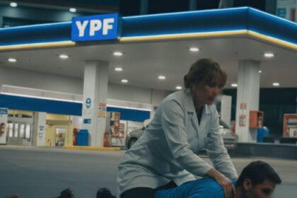 medica detiene ladron