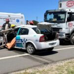 Tragedia en Ruta 11: murió un policía en un fuerte choque entre un patrullero y un camión en Villa Gesell