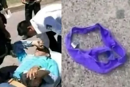 el insolito accidente que provoco una bombacha voladora