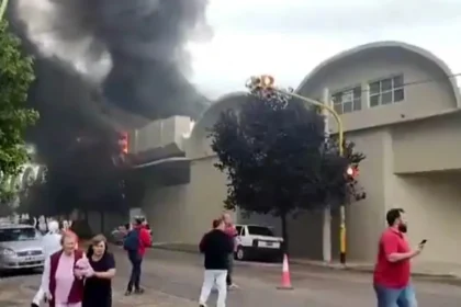 incendio hipermercado