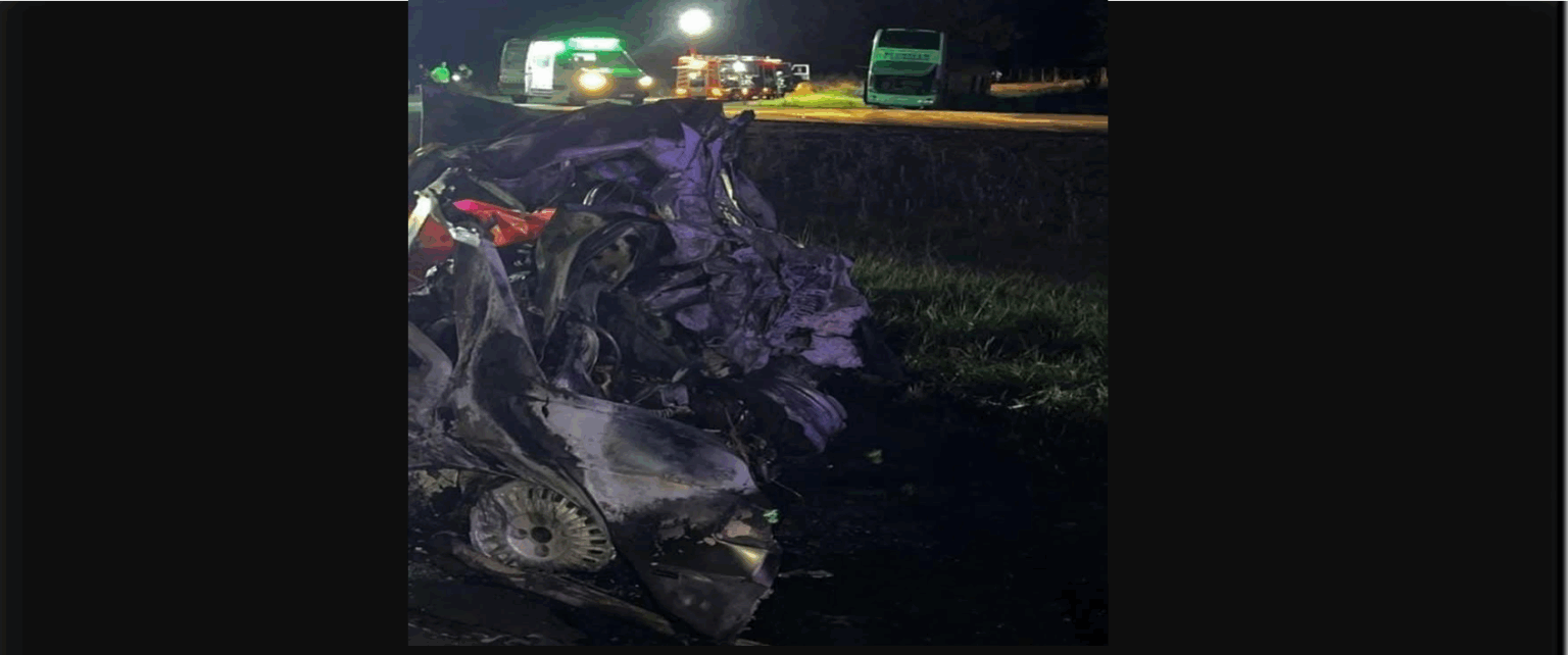 ACCIDENTE EN RUTA 3 31 12 25