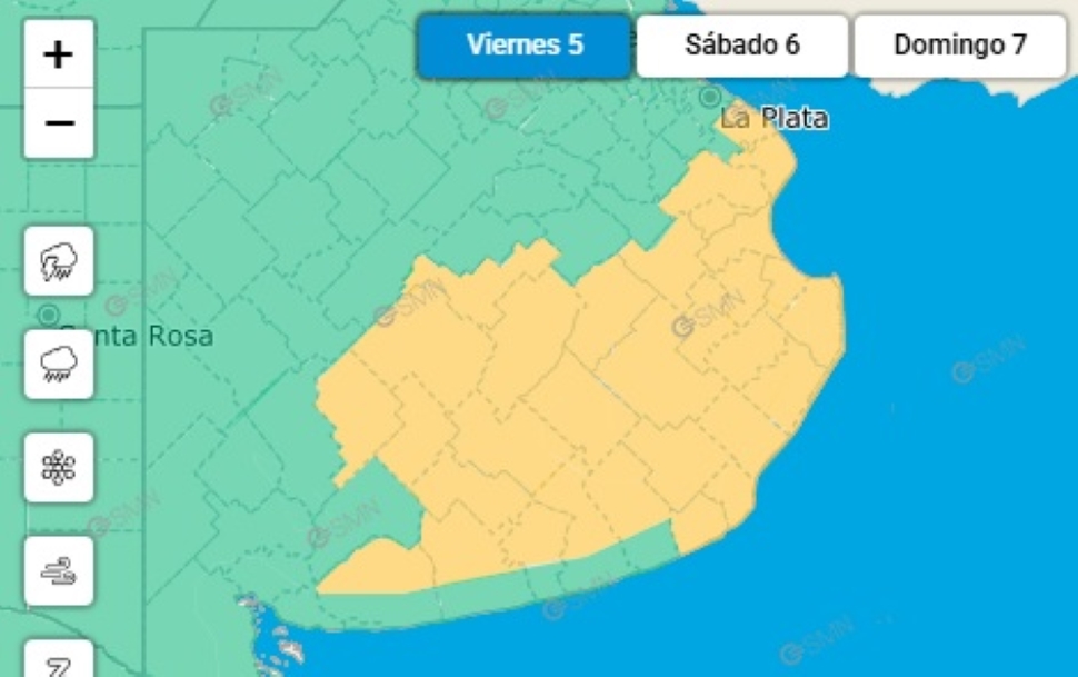 alerta provincia tormentas