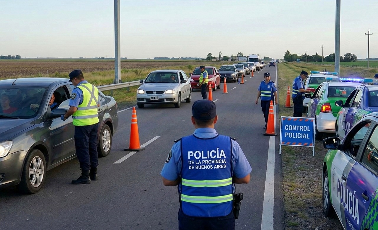 Controles rutas bonaerenses