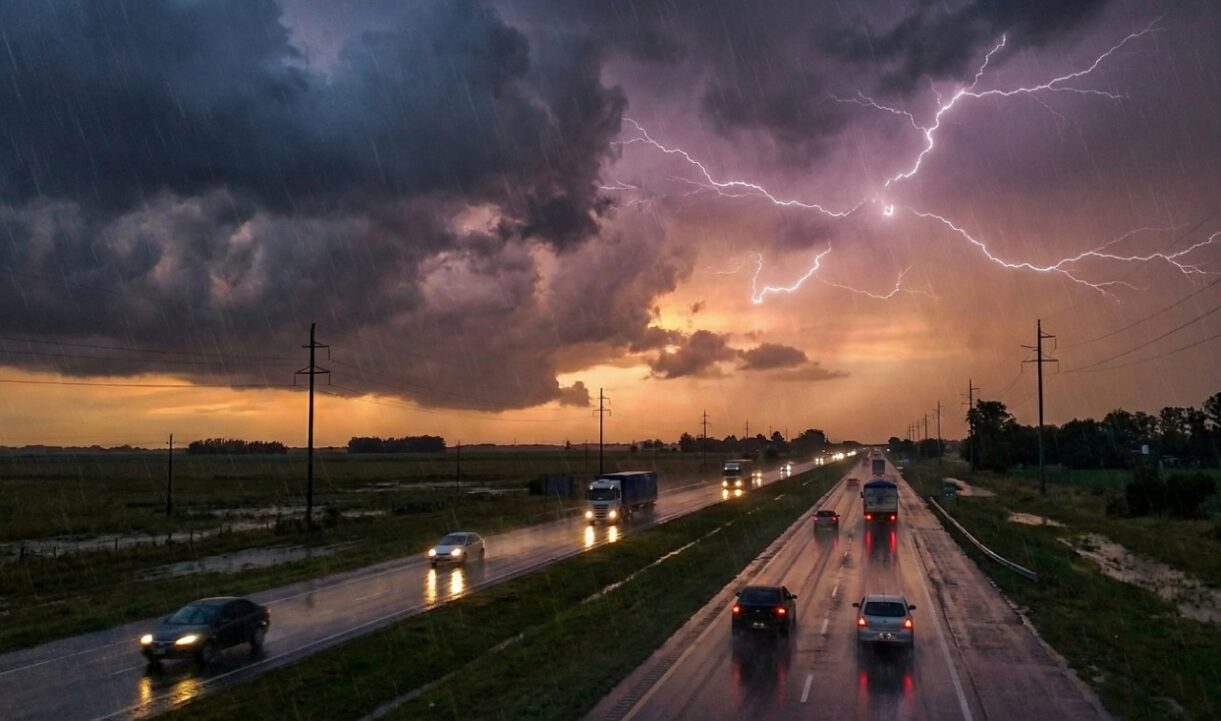Tormenta clima provincia