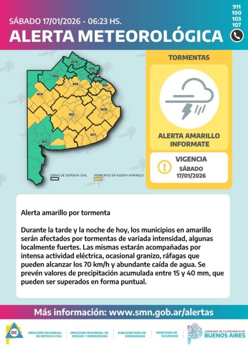 mapa alerta 17