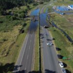 De no creer: cloacas colapsadas provocaron corte total de la Ruta 11 cerca de Pinamar