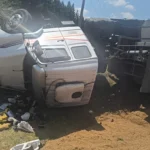 Volcó un camión en la Ruta 2 y provocó demoras en el tránsito