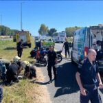 Violento choque en Ruta 11: un motociclista en grave estado tras ser embestido
