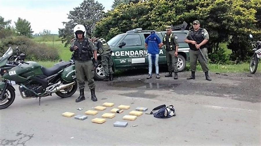 Viajaba a mar del plata con 13 kilos de cocaína