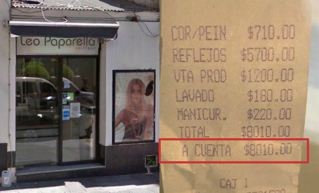 Furiosa con una peluquería: le cobraron 8 mil pesos por un cambio de look