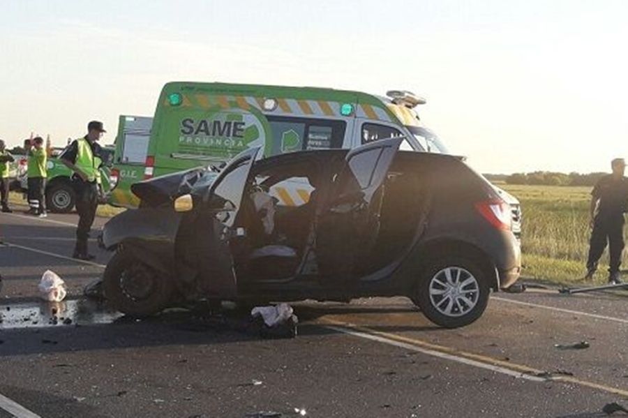 Choque frontal con una víctima fatal en ruta 11