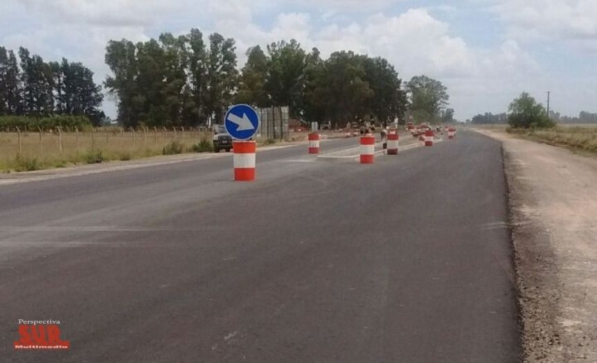 Ruta 215: las obras de repavimentación tienen un avance del 70%